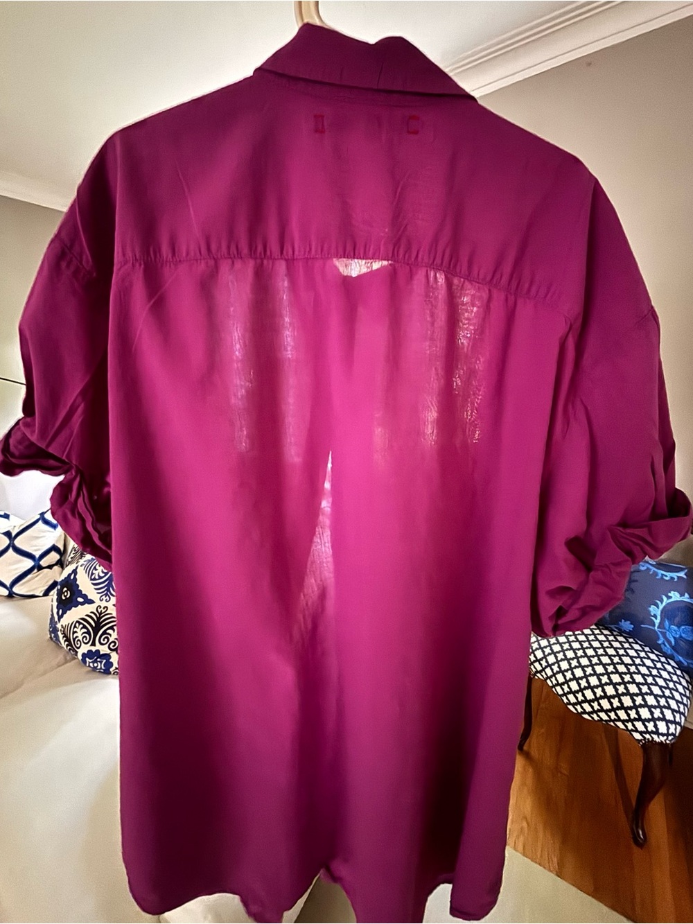 XiRENA Button-Down Shirt in Plum